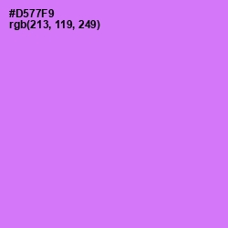 #D577F9 - Heliotrope Color Image