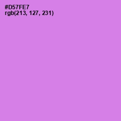 #D57FE7 - Heliotrope Color Image