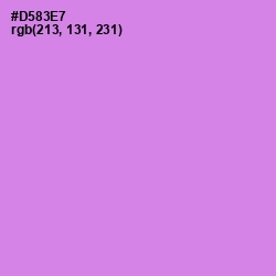 #D583E7 - Lavender Magenta Color Image