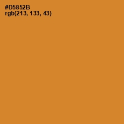 #D5852B - Brandy Punch Color Image
