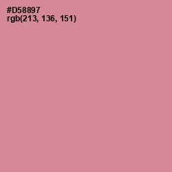 #D58897 - Puce Color Image