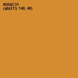 #D58C31 - Brandy Punch Color Image