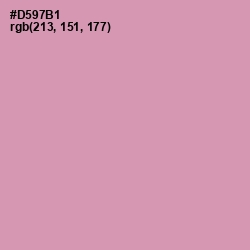 #D597B1 - Careys Pink Color Image