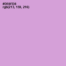 #D59FD8 - Light Wisteria Color Image