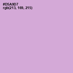 #D5A9D7 - Light Wisteria Color Image