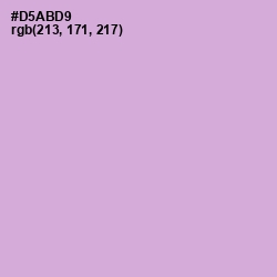 #D5ABD9 - Light Wisteria Color Image