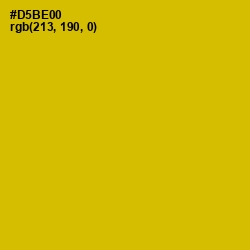 #D5BE00 - Galliano Color Image