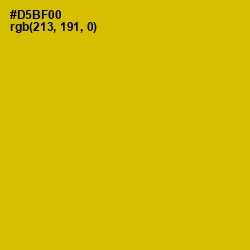 #D5BF00 - Galliano Color Image