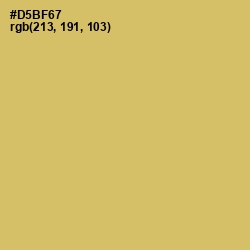 #D5BF67 - Apache Color Image