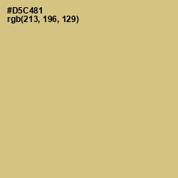#D5C481 - Yuma Color Image