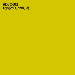 #D5C602 - Bird Flower Color Image
