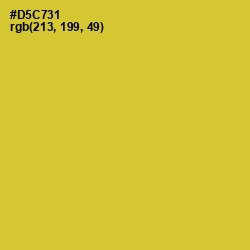 #D5C731 - Sunflower Color Image