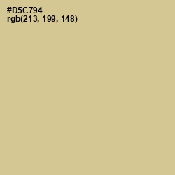 #D5C794 - Pavlova Color Image