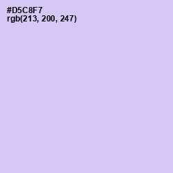 #D5C8F7 - Moon Raker Color Image