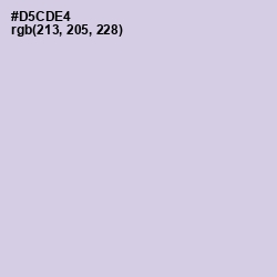 #D5CDE4 - Prelude Color Image