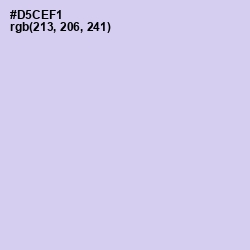 #D5CEF1 - Moon Raker Color Image