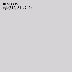 #D5D3D5 - Quill Gray Color Image