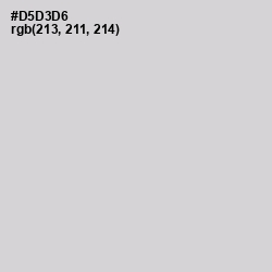 #D5D3D6 - Quill Gray Color Image