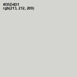 #D5D4D1 - Quill Gray Color Image