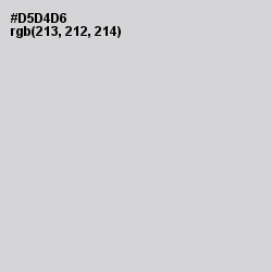 #D5D4D6 - Quill Gray Color Image