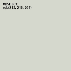 #D5D8CC - Timberwolf Color Image