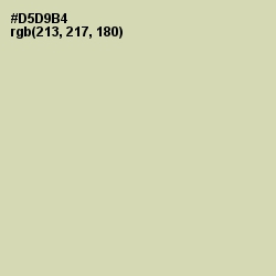 #D5D9B4 - Green Mist Color Image
