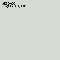 #D5DAD3 - Quill Gray Color Image