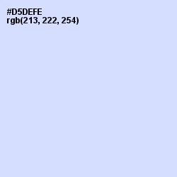 #D5DEFE - Fog Color Image