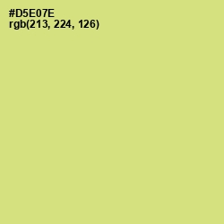 #D5E07E - Yellow Green Color Image