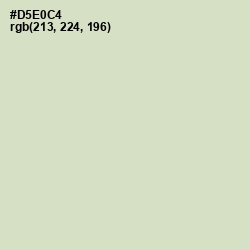 #D5E0C4 - Beryl Green Color Image