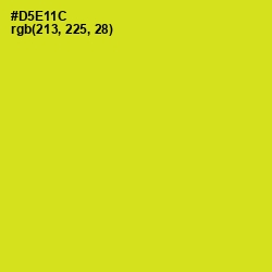 #D5E11C - Bitter Lemon Color Image