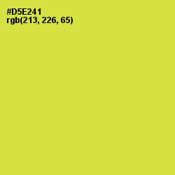 #D5E241 - Wattle Color Image