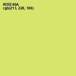 #D5E46A - Yellow Green Color Image