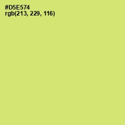 #D5E574 - Yellow Green Color Image