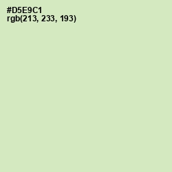 #D5E9C1 - Beryl Green Color Image