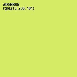 #D5EB65 - Yellow Green Color Image