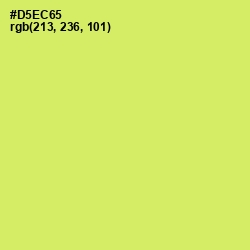 #D5EC65 - Yellow Green Color Image