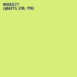 #D5EE77 - Sulu Color Image