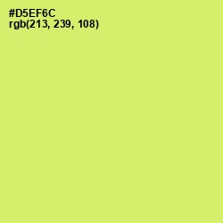 #D5EF6C - Yellow Green Color Image