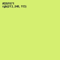 #D5F071 - Sulu Color Image