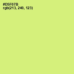 #D5F07B - Sulu Color Image