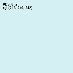 #D5F0F2 - Iceberg Color Image