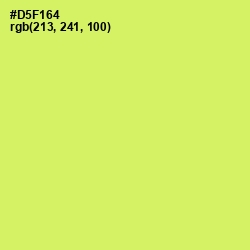 #D5F164 - Sulu Color Image