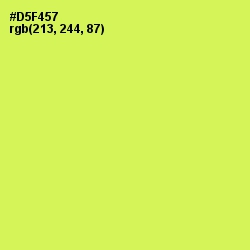#D5F457 - Starship Color Image