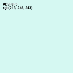 #D5F8F3 - Iceberg Color Image