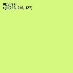 #D5F97F - Sulu Color Image