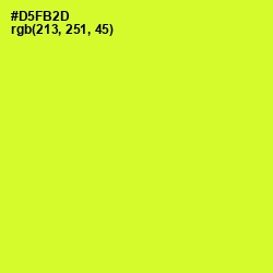 #D5FB2D - Pear Color Image