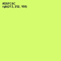 #D5FC6C - Sulu Color Image