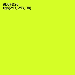 #D5FD26 - Pear Color Image