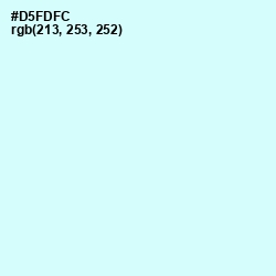 #D5FDFC - Foam Color Image